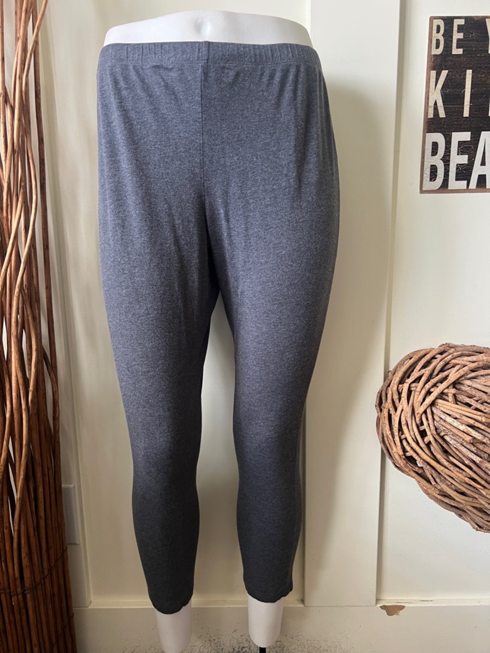 Sonoma Charcoal Gray Knit Leggings